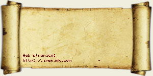 Jana Blaževac vizit kartica